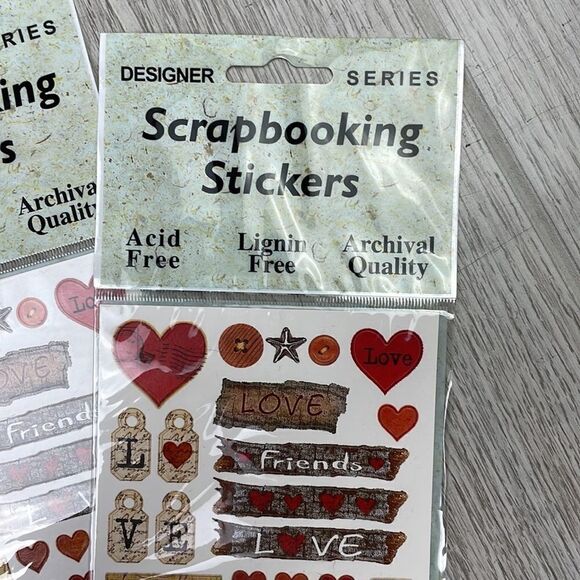 Designer Series Scrapbooking Stickers (5 sets) - Picture 2 of 4